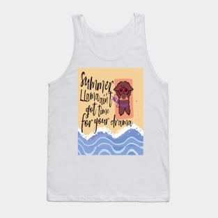 summer llama aint got time for your drama mama llama Tank Top